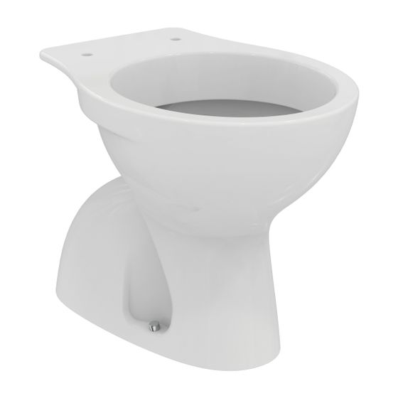 Ideal Standard Standtiefspül-WC Eurovit, Abgang außen senkrecht, 360x560x395mm, Weiß