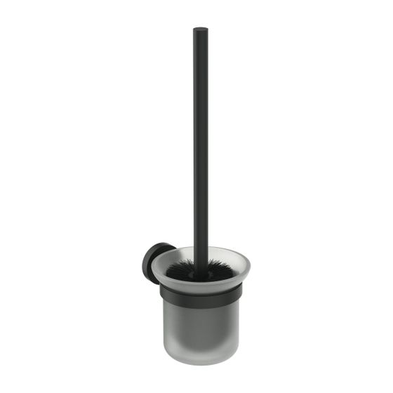 Ideal Standard Bürstengarnitur IOM aus Glas wandhängend Silk Black