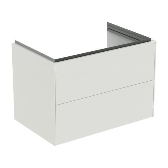 Ideal Standard Waschtisch-Unterschrank Conca 2 Auszüge 800x500x550mm Weiß