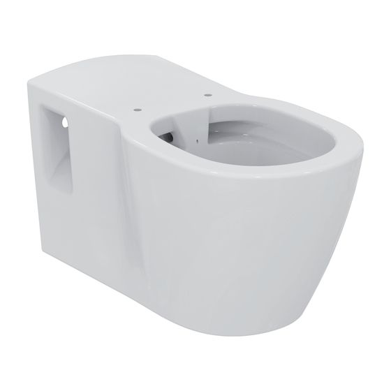 Ideal Standard Wand-T-WC Connect Freedom, barr-frei, ohne Spülrand, 360x700x385mm, Weiß mit IP