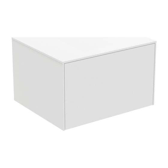 Ideal Standard Waschtisch-Unterschrank Conca, 1 Auszug, ohne Ausschnitt, 602x505x370mm, Weiß
