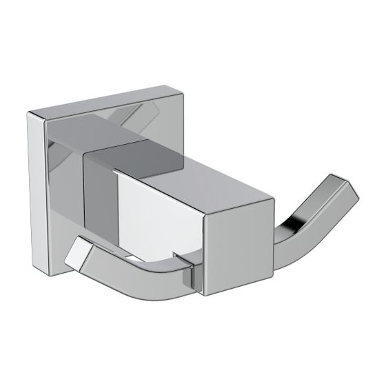 Ideal Standard Doppelter Handtuchhaken IOM Cube, Chrom