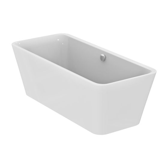 Ideal Standard Kf-Badewanne Tonic II, freistehend, mit Ablgarn., mit Füller, 1800x800x490mm, Weiß