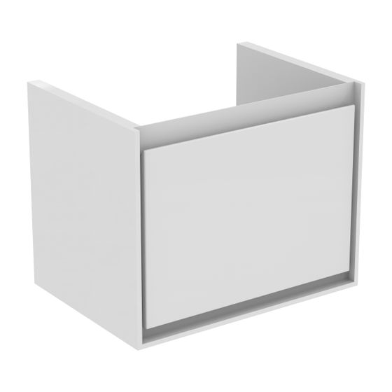Ideal Standard Waschtischunterschrank Connect Air, 1 Auszug, 500x360x400mm, Weiß glatt und matt
