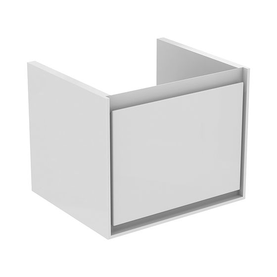 Ideal Standard WT-USchrank Connect Air Cube, 1 Auszug 485x412x400mm, Weiß glatt und matt