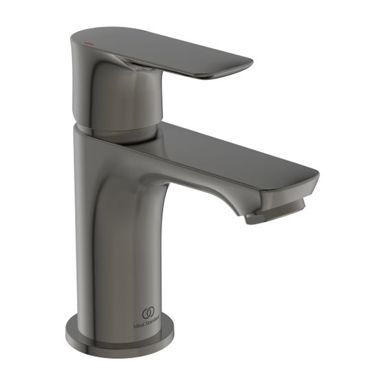 Ideal Standard Waschtisch-Armatur Connect Air, Piccolo, 5l/min., ohne Ablgarn., Ausld.90mm, Magnetic Grey