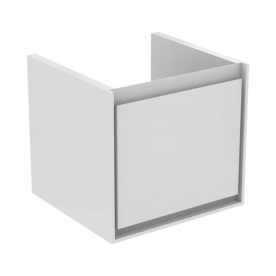 Ideal Standard WT-USchrank Connect Air Cube, 1 Auszug 435x402x400mm, Weiß glatt und matt