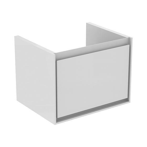 Ideal Standard WT-USchrank Connect Air Cube, 1 Auszug 535x412x400mm, Weiß glatt und matt