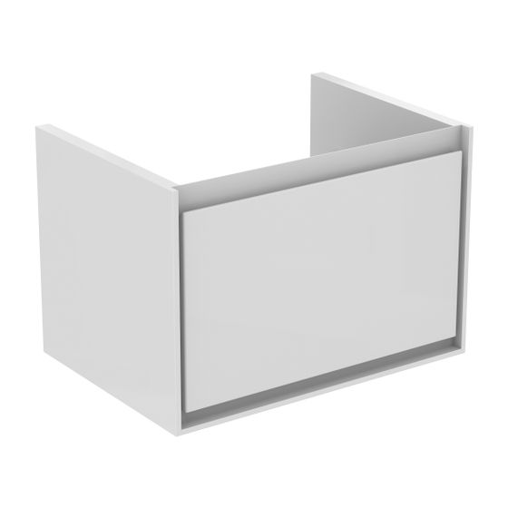 Ideal Standard WT-USchrank Connect Air Cube, 1 Auszug 585x412x400mm, Weiß glatt und matt