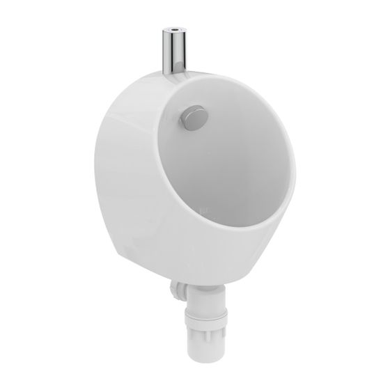 Ideal Standard Urinal Sphero Mini, Zulauf oben, 300x300x370mm, Weiß
