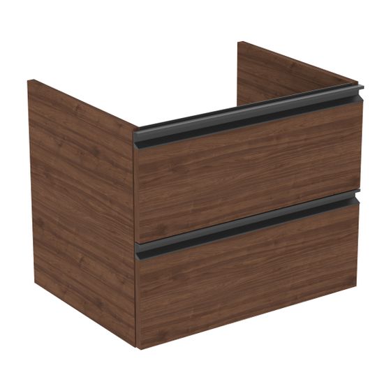 Ideal Standard Möbelwaschtischunterschrank Connect E, 600mm, Walnuss Dunkel