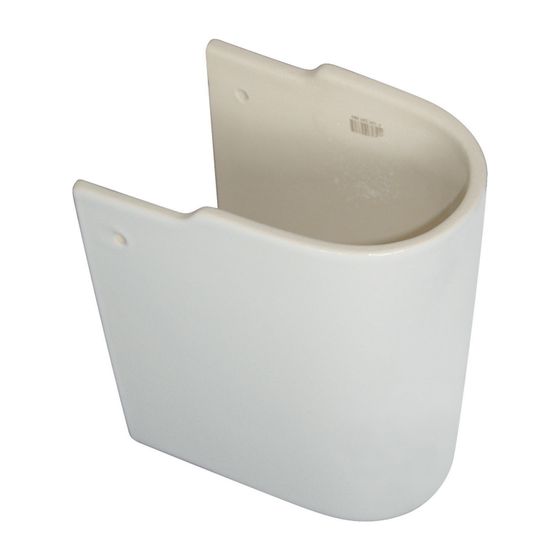 Ideal Standard Wandsäule Connect, für Waschtisch, 195x178x340mm, Weiß mit Ideal Plus