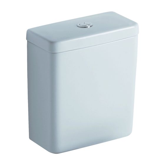 Ideal Standard Spülkasten Connect Cube, 6 Liter, Zulauf unten, 313x176x376mm, Weiß mit IP