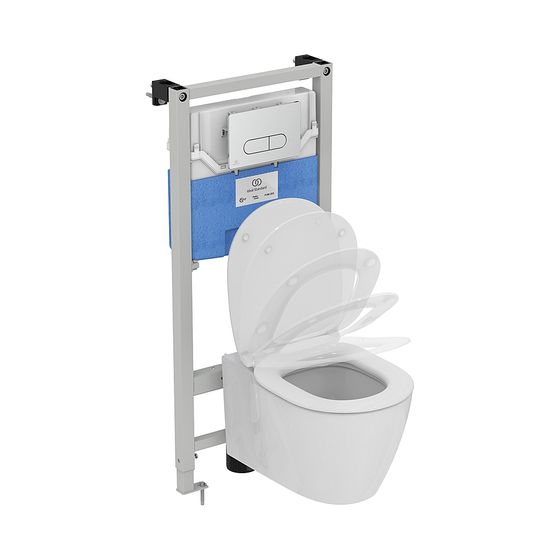 Ideal Standard Bundle WC-Element ProSys, WC Connect und Platte Oleas M1 Chrom