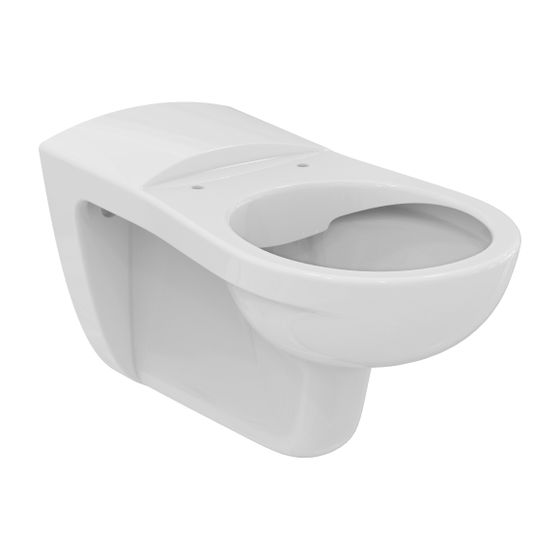 Ideal Standard Wandtiefspül-WC Contour 21, barr-frei, ohne Spülrand, 355x700x380mm, Weiß
