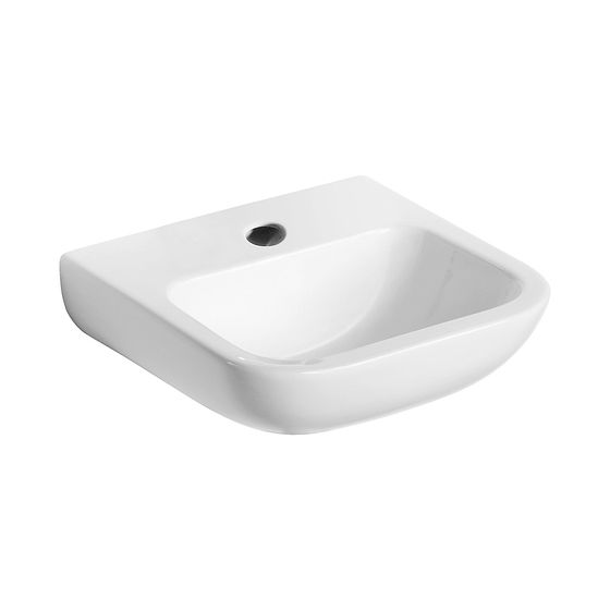 Ideal Standard Handwaschbecken Contour 21, 1 Hahnloch, ohne Überlauf 400x365x177mm, Weiß