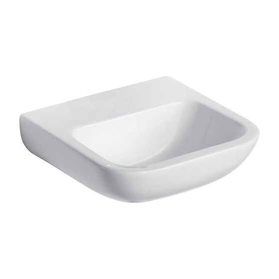 Ideal Standard Handwaschbecken Contour 21, ohne Hahnloch, ohne Überlauf 400x365x177mm, Weiß