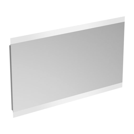 Ideal Standard Spiegel Mirror&Light, 55W, mit seitl. Ambientelicht, 1200x26x700mm
