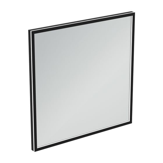 Ideal Standard Spiegel Conca, eckig, 800x38x800mm