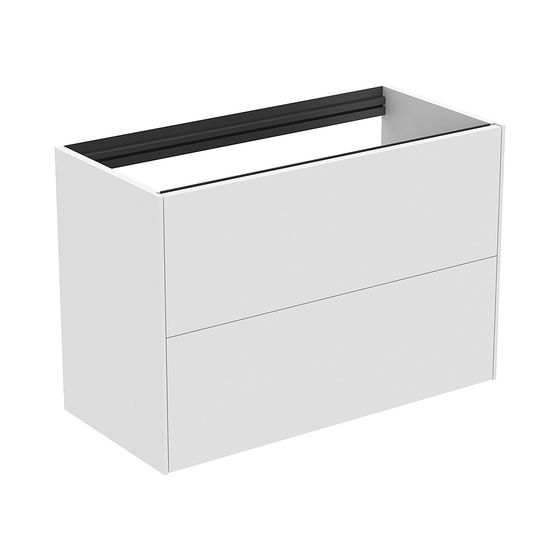 Ideal Standard Waschtisch-Unterschrank Conca, 2 Auszüge, ohne Platte, 800x373x540mm, Weiß