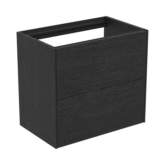 Ideal Standard Waschtisch-Unterschrank Conca, 2 Auszüge, ohne Platte, 600x373x540mm, Eiche geflammt