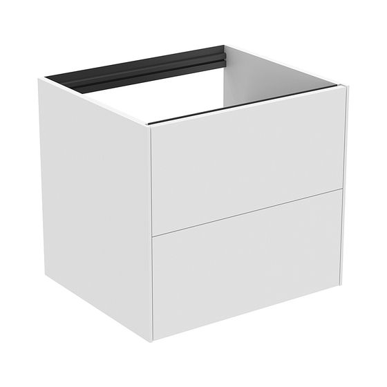 Ideal Standard Waschtisch-Unterschrank Conca, 2 Auszüge, ohne Platte, 600x505x540mm, Weiß