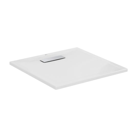 Ideal Standard Quadrat-Brausewanne Ultra Flat New, 700x700x25mm, Weiß