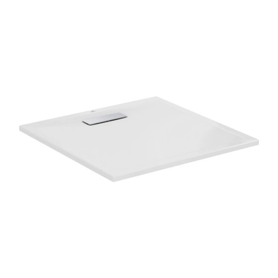 Ideal Standard Quadrat-Brausewanne Ultra Flat New, 800x800x25mm, Weiß