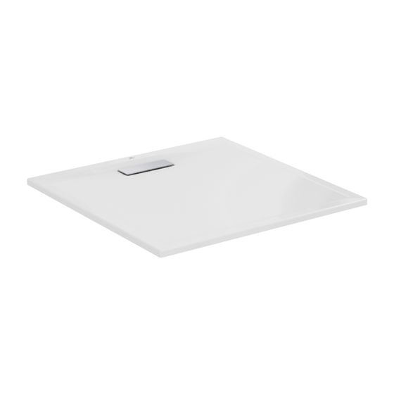 Ideal Standard Quadrat-Brausewanne Ultra Flat New, 900x900x25mm, Weiß