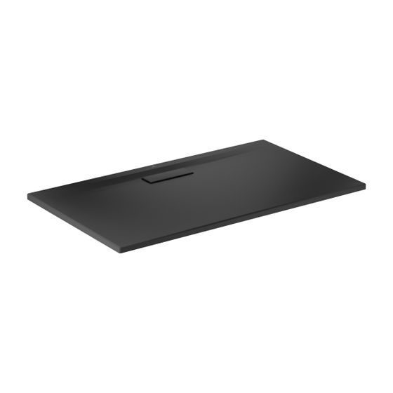 Ideal Standard Rechteck-Brausewanne Ultra Flat New, 1200x700x25mm, Schwarz