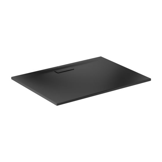 Ideal Standard Rechteck-Brausewanne Ultra Flat New, 1200x900x25mm, Schwarz