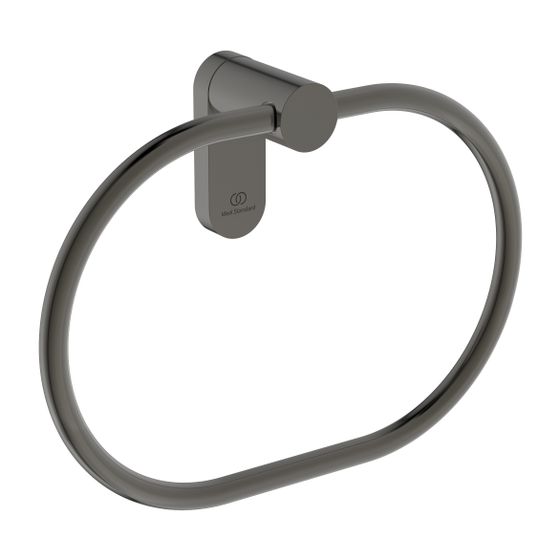 Ideal Standard Handtuchring Conca, rund, Magnetic Grey