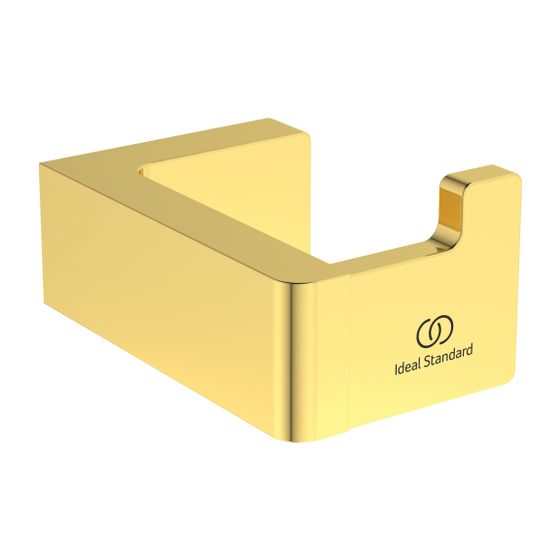 Ideal Standard Handtuchhaken Conca Cube, eckig, Brushed Gold