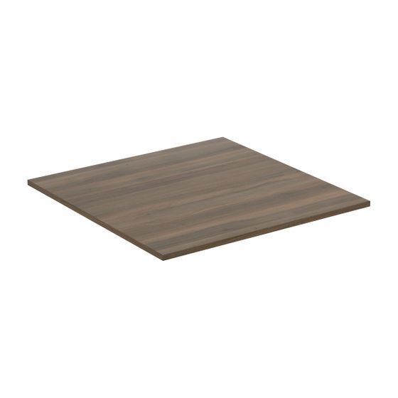 Ideal Standard Holzplatte Adapto, für den Unterbau, 500x505x12mm, Walnuss Dekor