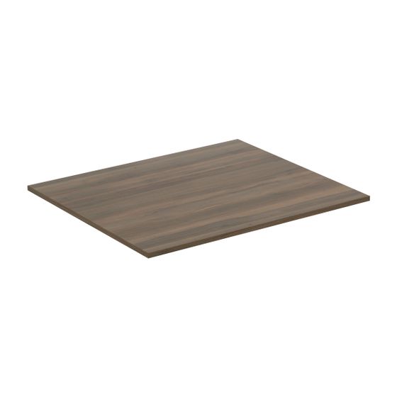 Ideal Standard Holzplatte Adapto, für den Unterbau, 600x505x12mm, Walnuss Dekor
