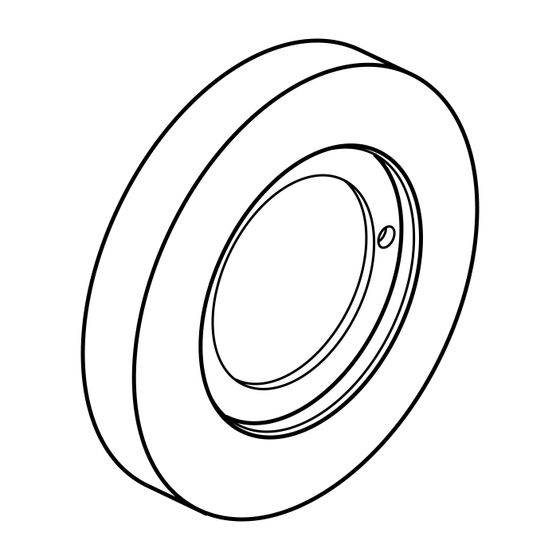 Ideal Standard Rosette, für Auslaufseite Wand-Waschtisch-Armatur, Chrom