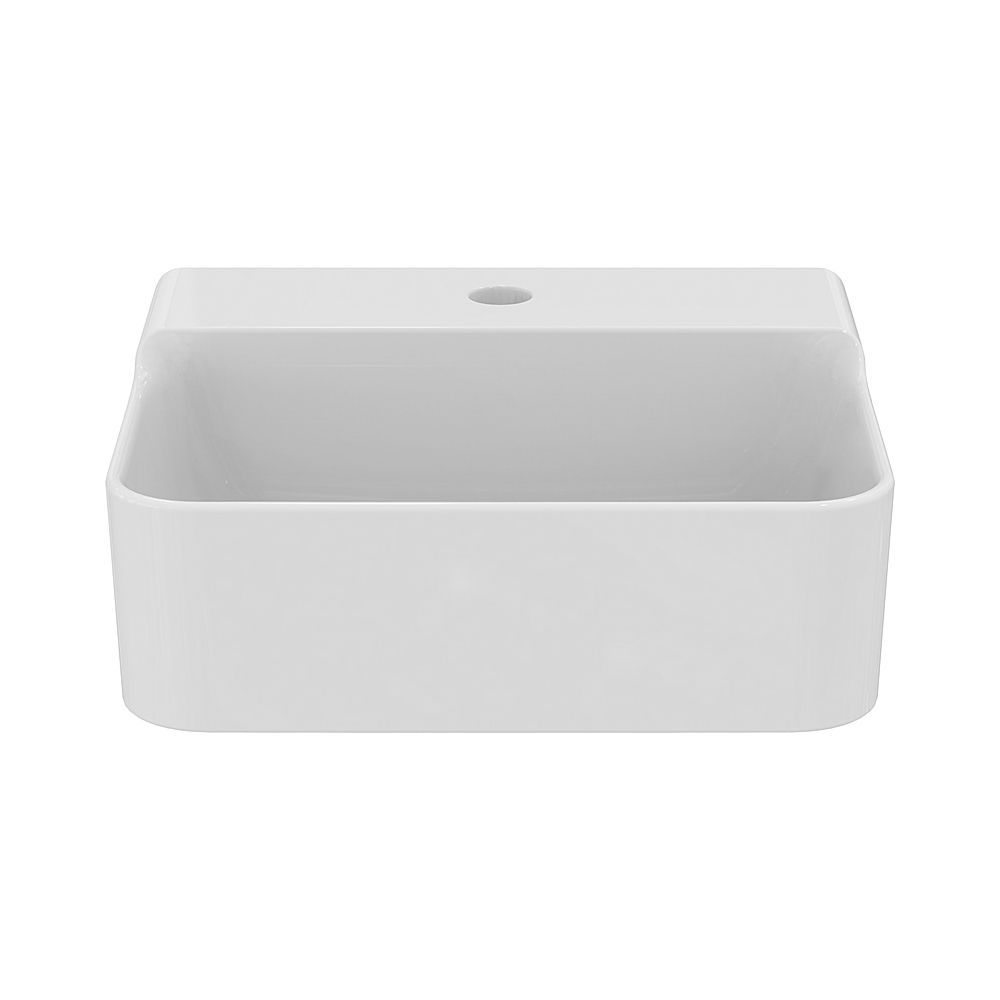Ideal Standard Handwaschbecken Conca, 1 Hahnloch, ohne Überlauf 400x350x145mm, Weiß mit Id... IST-T3874MA 8014140469322 (Abb. 3)