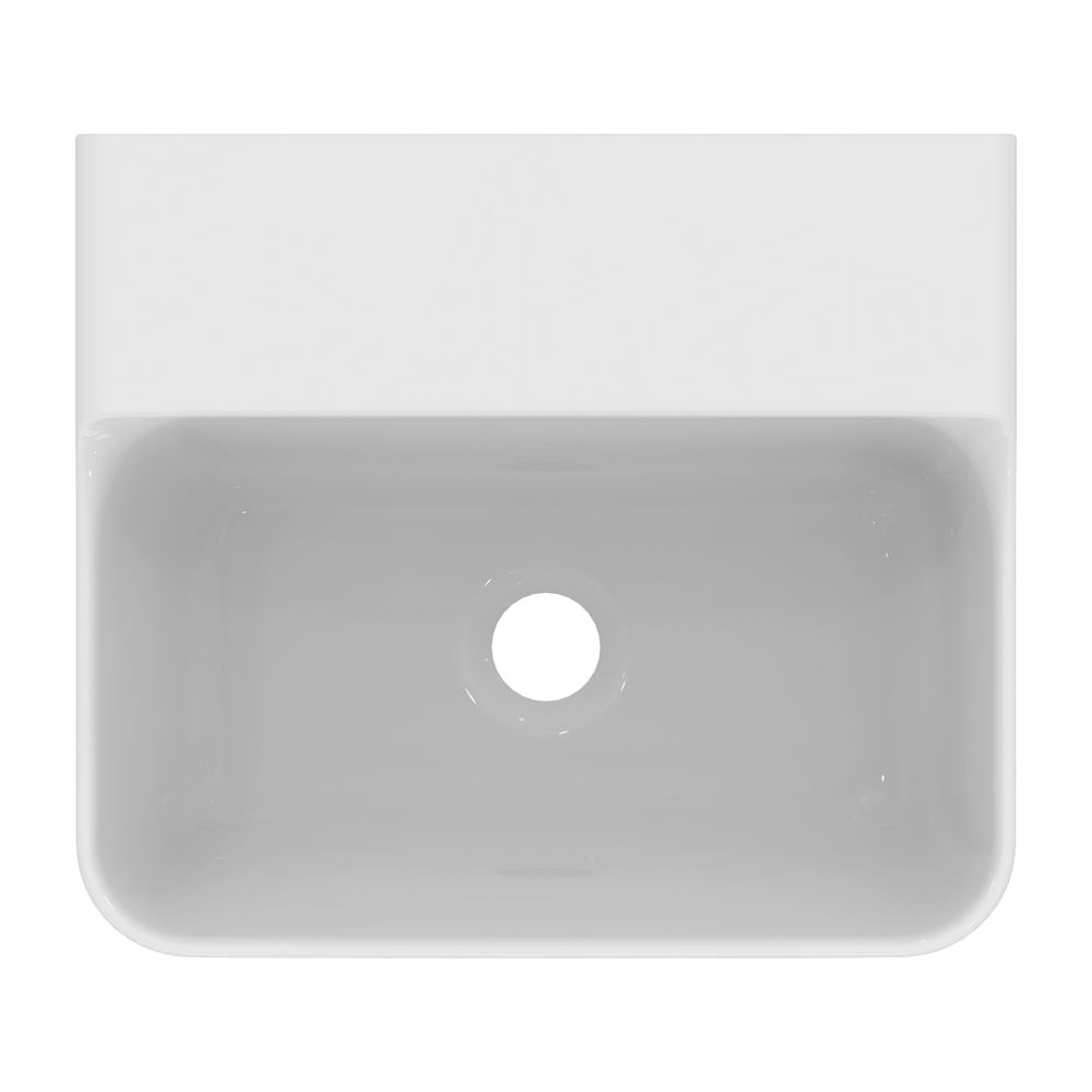 Ideal Standard Handwaschbecken Conca, ohne Hahnloch, ohne Überlauf 400x350x145mm, Weiß... IST-T387501 8014140458739 (Abb. 2)