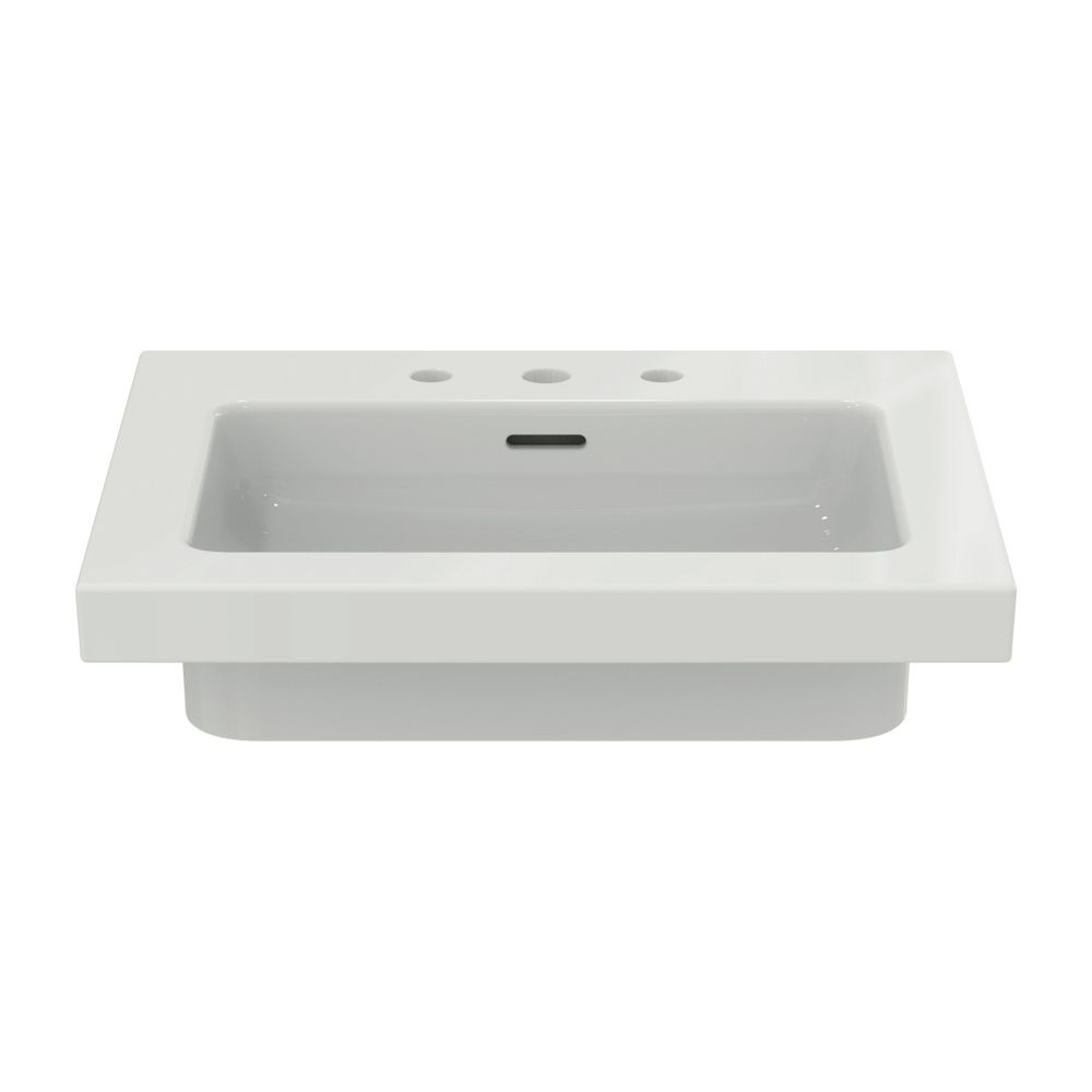 Ideal Standard Möbelwaschtisch Extra 3 Hahnlöcher mit Überlauf 610x510x150mm Weiß... IST-T436001 8014140482550 (Abb. 3)