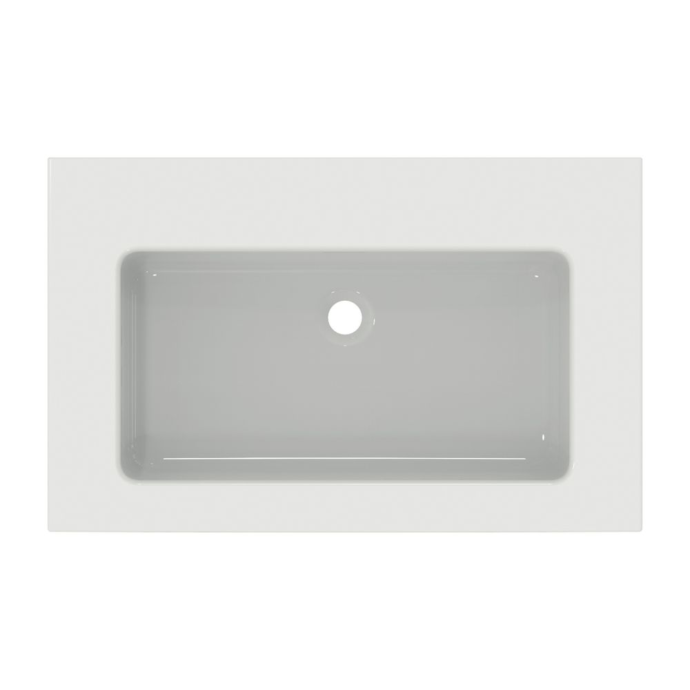 Ideal Standard Möbelwaschtisch Extra ohne Hahnloch mit Überlauf 810x510x150mm Weiß mit Ide... IST-T4365MA 8014140487302 (Abb. 2)