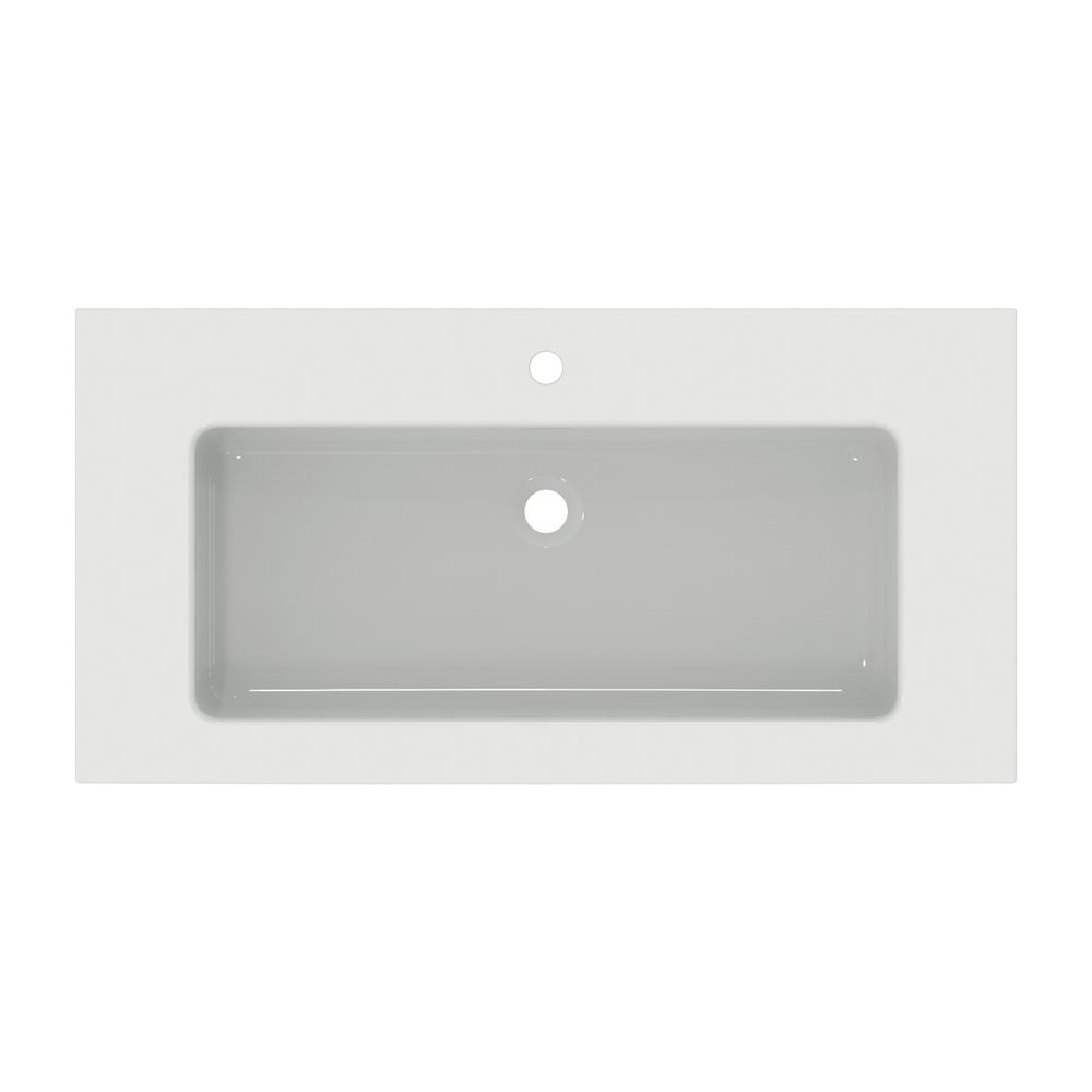 Ideal Standard Möbelwaschtisch Extra 1 Hahnloch, mit Überlauf 1010x510x150mm Weiß... IST-T436601 8014140482604 (Abb. 2)