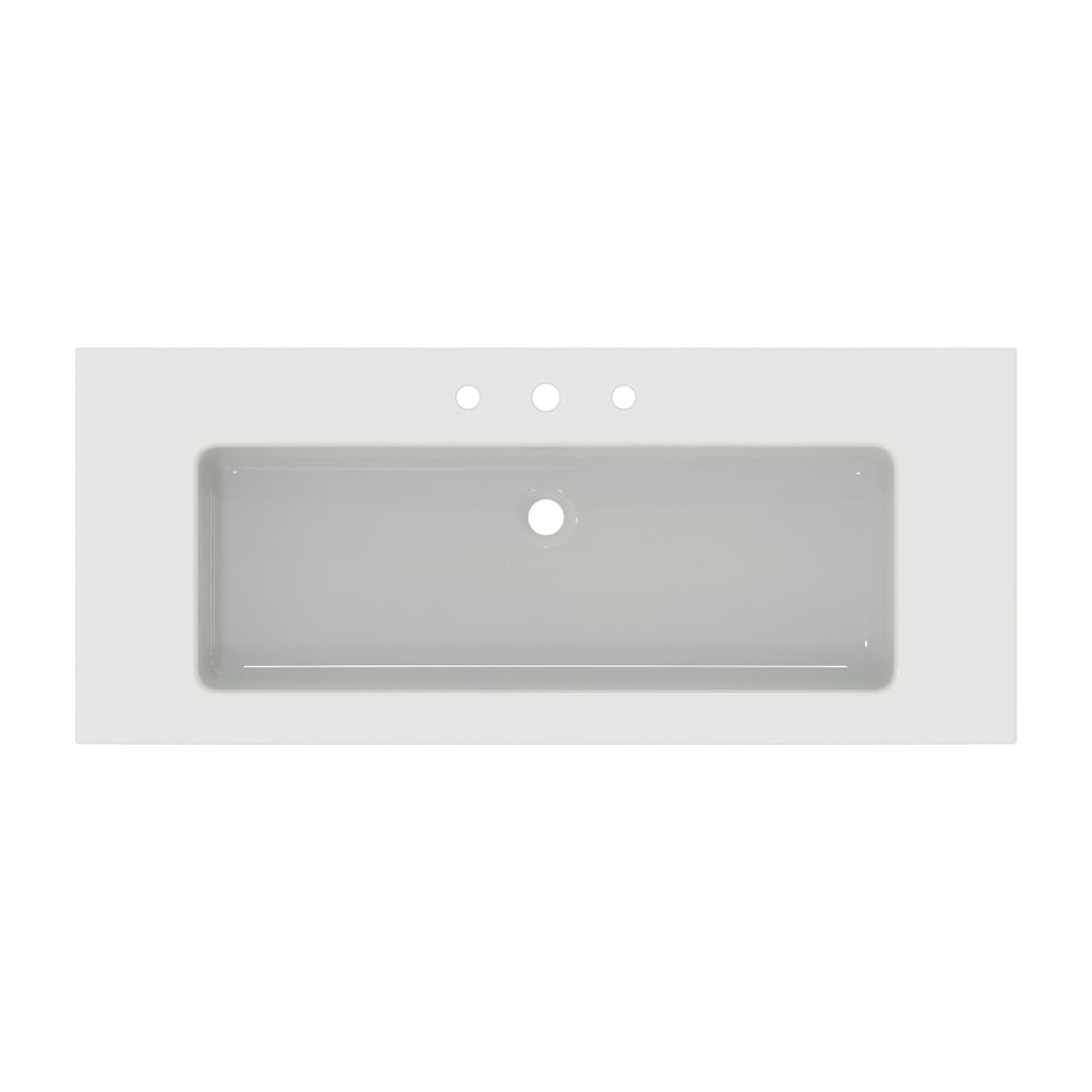 Ideal Standard Möbelwaschtisch Extra 3 Hahnlöcher mit Überlauf 1210x510x150mm Weiß... IST-T437201 8014140482642 (Abb. 2)