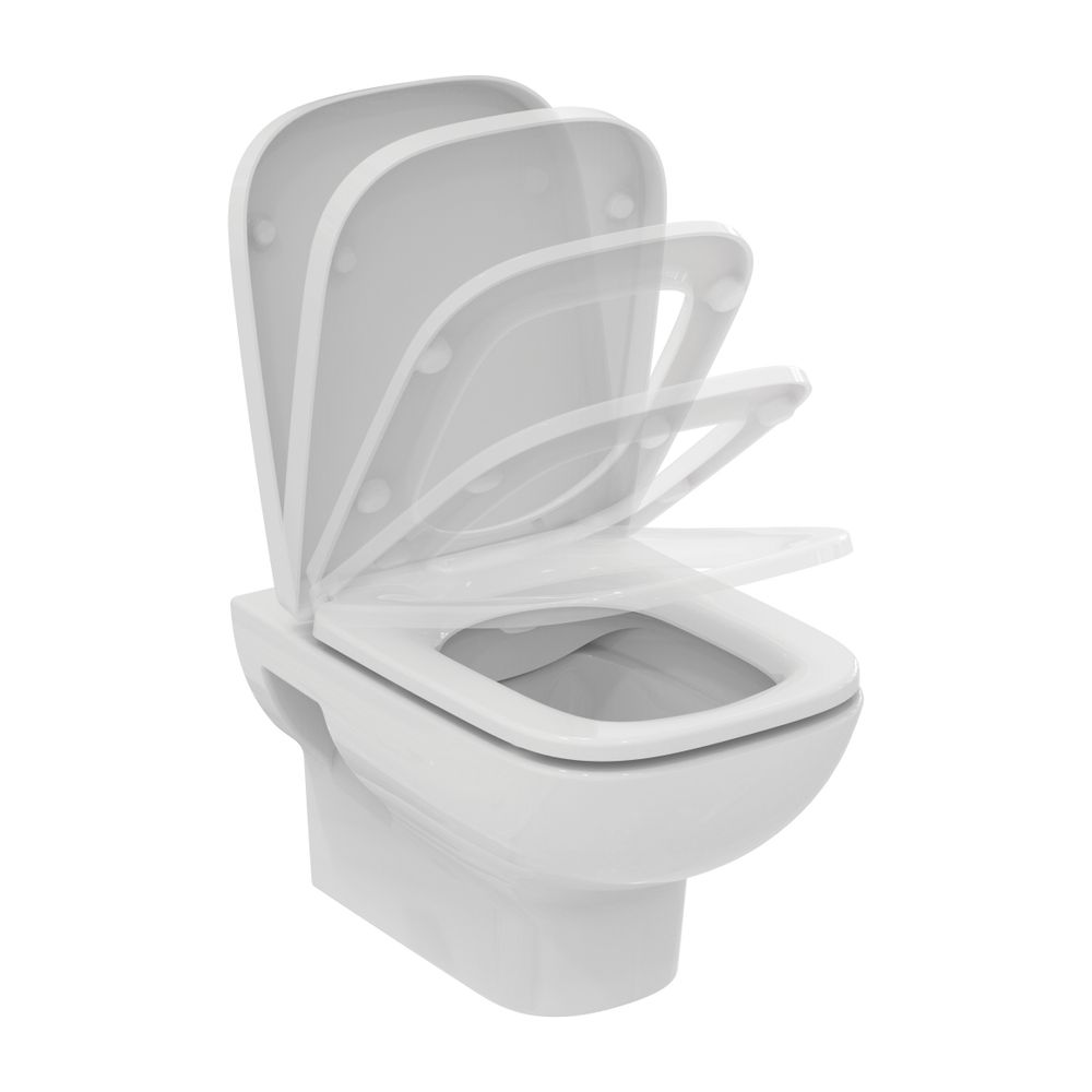 Ideal Standard WC-Paket i.life A Randlos mit WC-Sitz Softclose Weiß... IST-T467101 8014140486046 (Abb. 2)