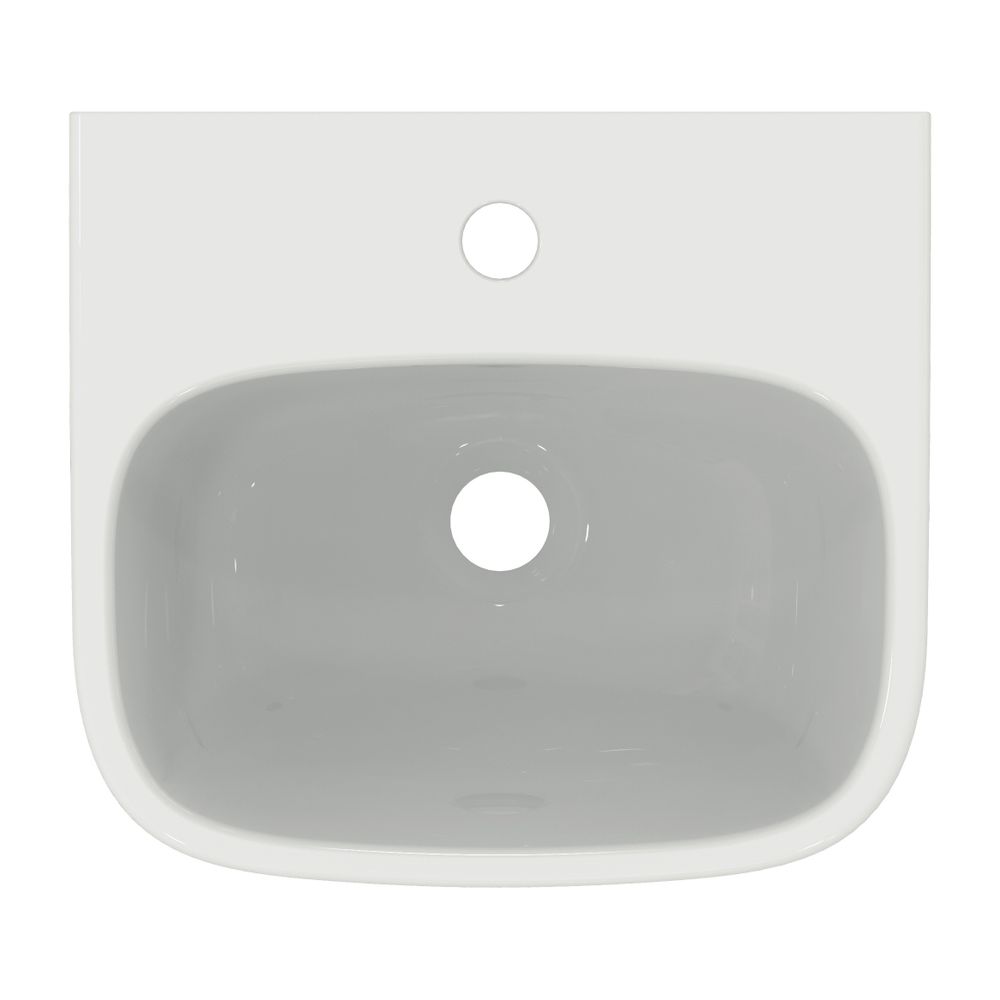 Ideal Standard Handwaschbecken i.life A 1 Hahnloch mit Überlauf 400x360x150mm Weiß mit Ide... IST-T4514MA 8014140486718 (Abb. 4)