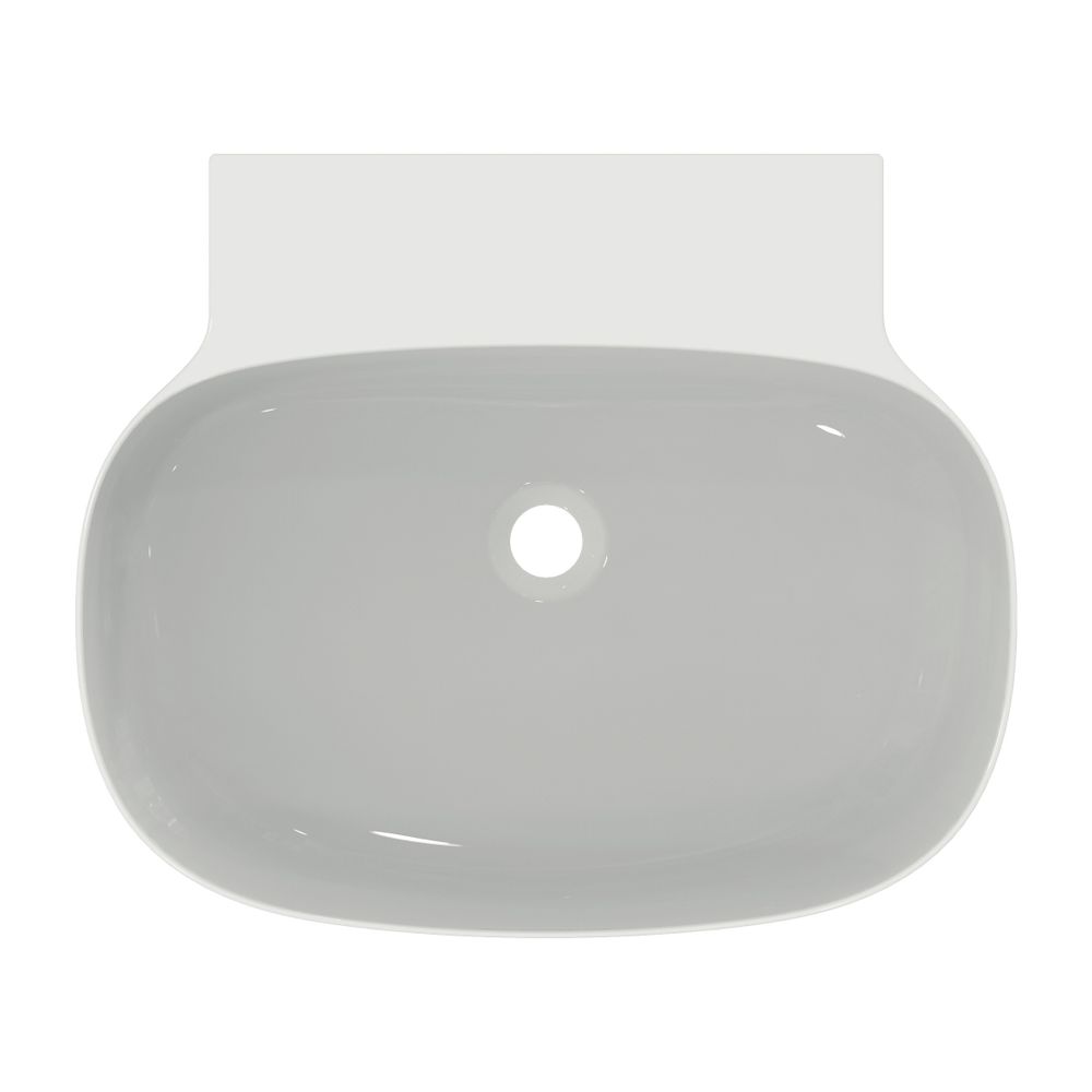 Ideal Standard Waschtisch Linda-X ohne Hahnloch ohne Überlauf 600x500x135mm Weiß mit Ideal... IST-T4395MA 8014140490357 (Abb. 2)
