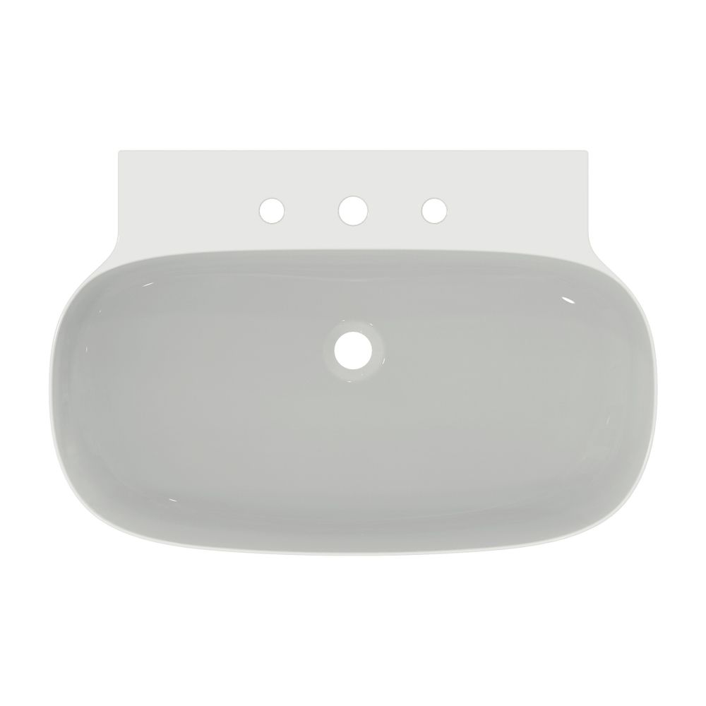 Ideal Standard Waschtisch Linda-X 3 Hahnlöcher ohne Überlauf 750x500x135mm Weiß mit IdealP... IST-T4397MA 8014140490371 (Abb. 2)