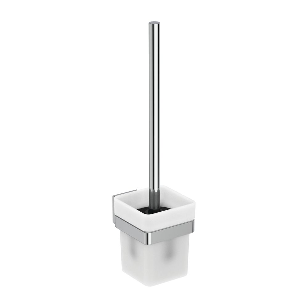 Ideal Standard Bürstengarnitur IOM Cube, Behälter aus Glas, Chrom... IST-E2194AA 5017830548652 (Abb. 1)