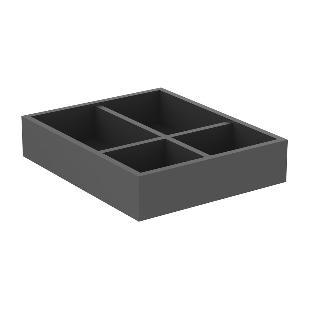 Ideal Standard Aufbewahrungsbox Conca, klein, Anthrazit... IST-T3980Y2 8014140462064 (Abb. 1)