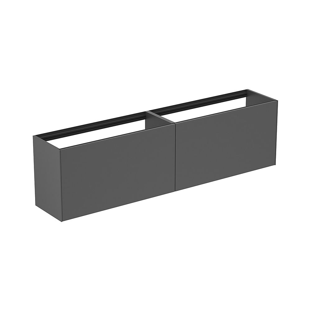 Ideal Standard Waschtisch-Unterschrank Conca, 2 Auszüge, ohne Platte, 1985x373x540mm, Anth... IST-T3999Y2 8014140463108 (Abb. 1)