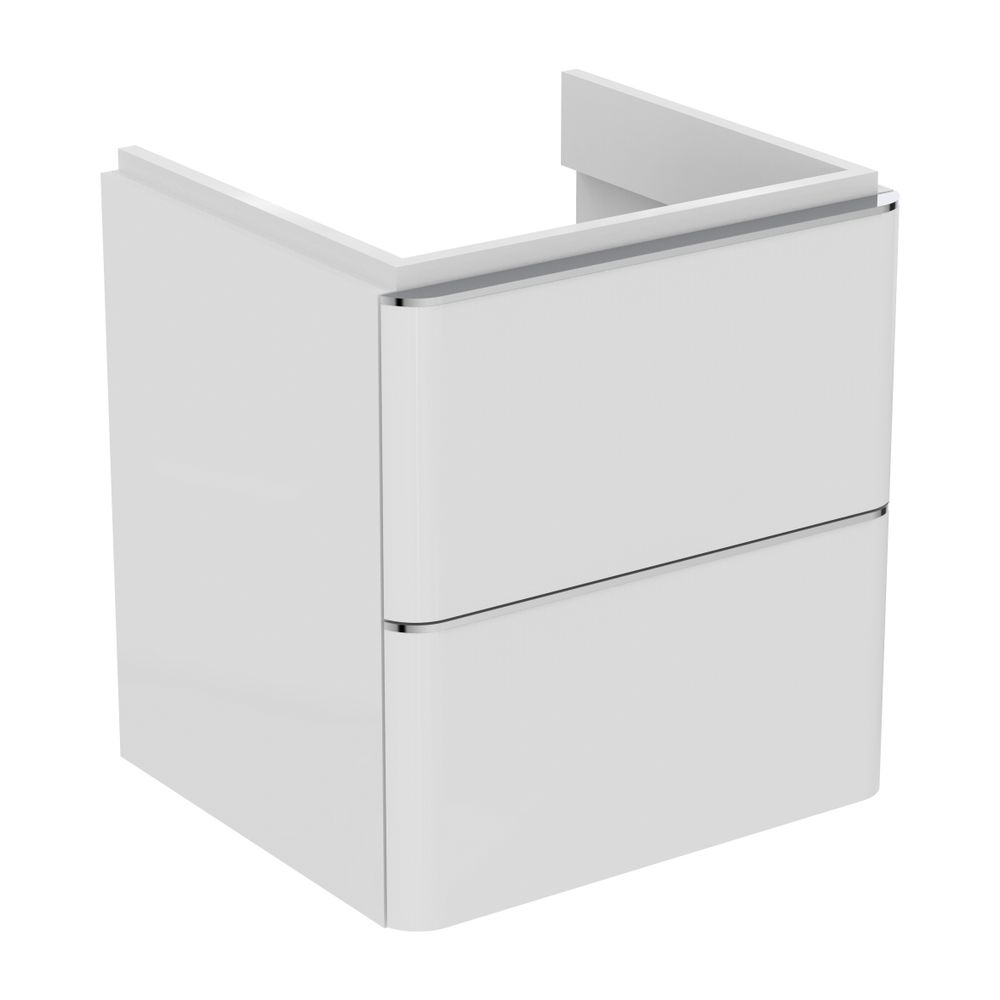 Ideal Standard Waschtisch-Unterschrank Adapto, 2 Auszüge, 470x410x490mm, Hochglanz weiß la... IST-T4299WG 8014140459040 (Abb. 1)